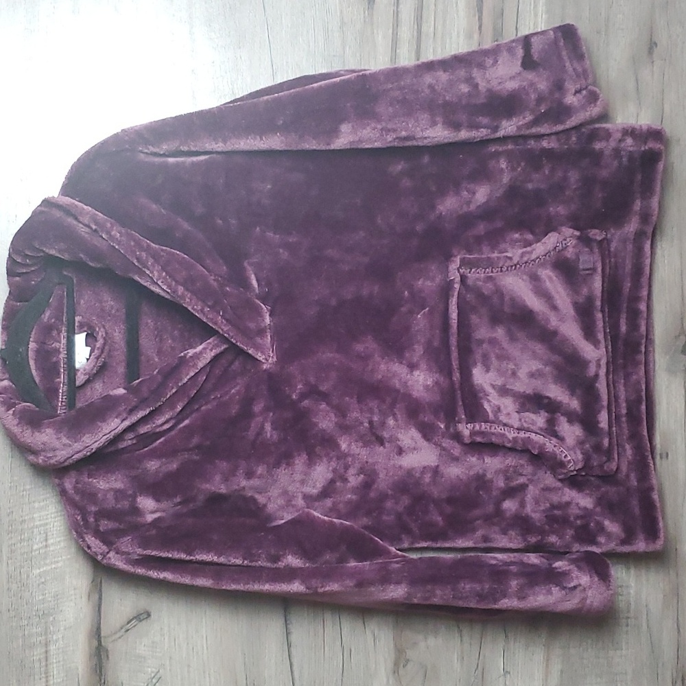 RJR John Rocha Plush Pullover in Plum